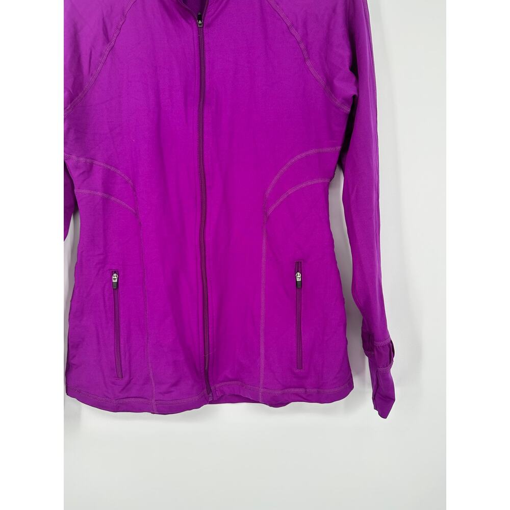 SPANX Active Contour Zip Up women’s size S purple - Picture 4 of 8